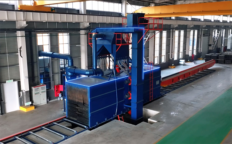 鋼板拋丸生產(chǎn)線 鋼板拋丸生產(chǎn)線